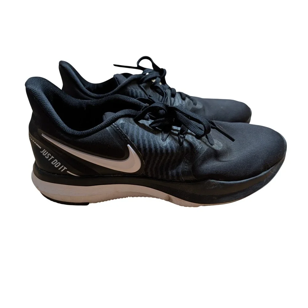 Nike In-Season TR 8 Training Shoes Womens 8.5 Black White Good Just Do It